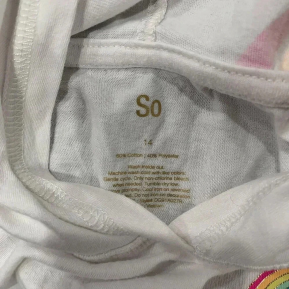 Swimsuit cover-up - white with rainbow - Picture 3 of 4